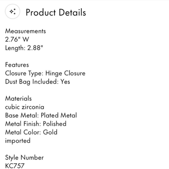 🔹️Kate Spade 🔹️Social Butterfly Open Hinged Cuff Bracelet - Picture 4 of 6